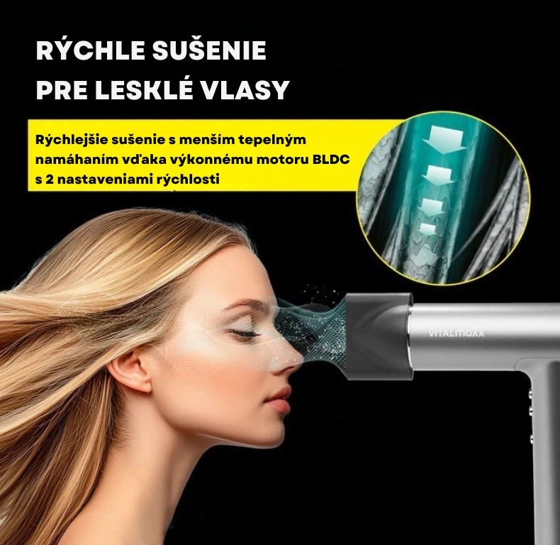 VITALmaxx Fén na vlasy s BLDC motorom 15602 (3)